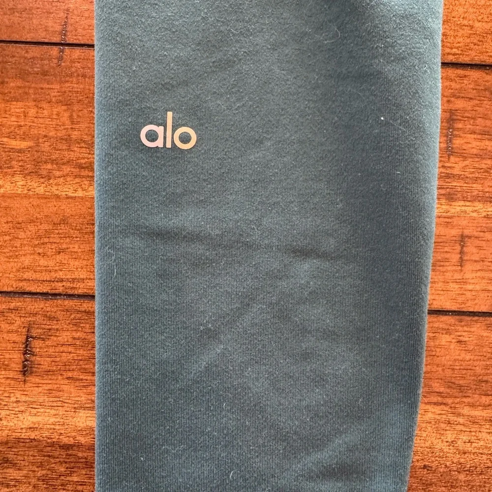 Alo Yoga Leggings Size Small Green High Waist Athletic Workout Pants